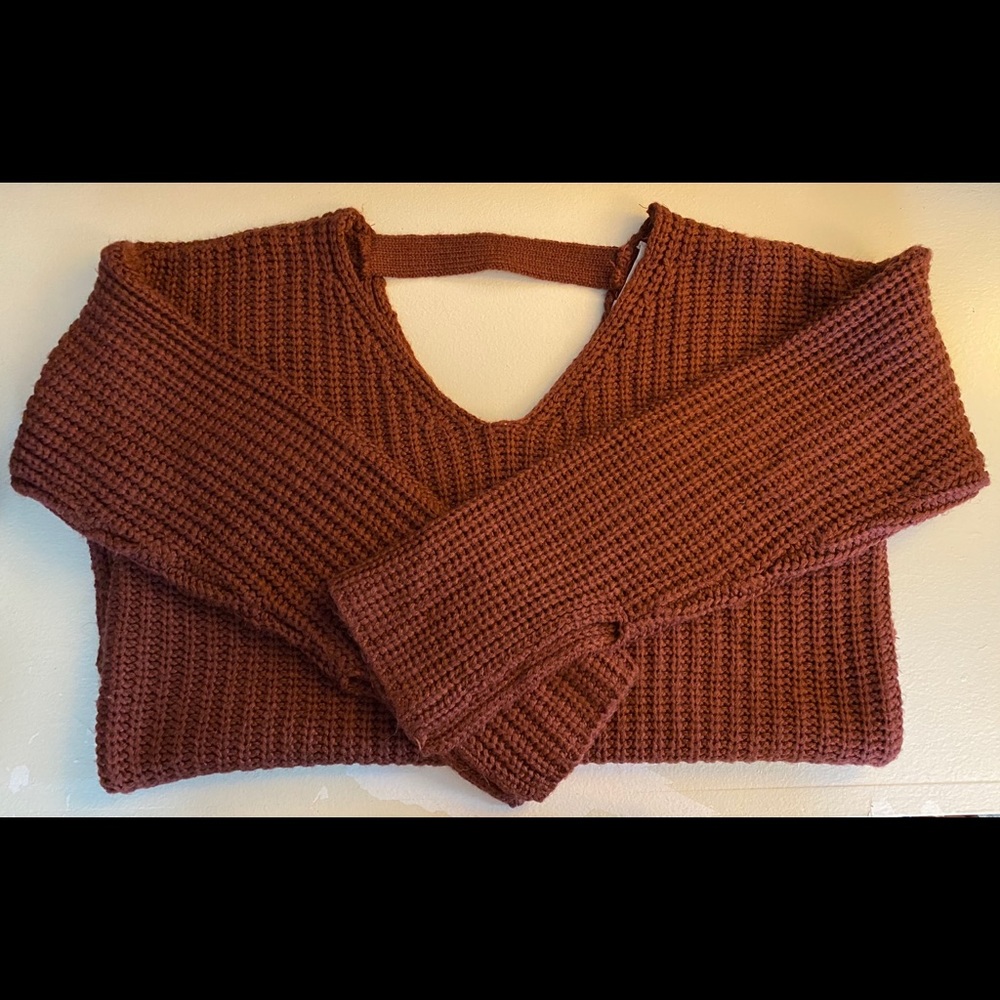 Rust Colored Sweater - Picture 4 of 5